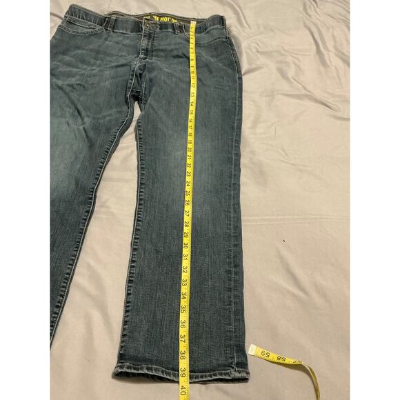 LEE MODERN SERIES STRAIGHT FIT TAPERED LEG DARK WASH JEANS - SIZE 36x32 - Picture 8 of 8